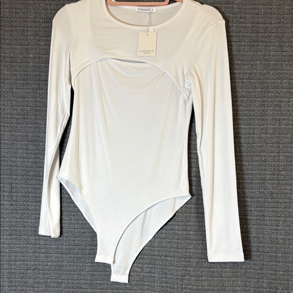 Windsor Tops White Long Sleeve Bodysuit By Windsor Poshmark — free download